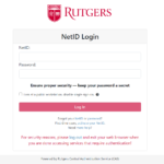 Rutgers Login: Accessing Your Rutgers University Account