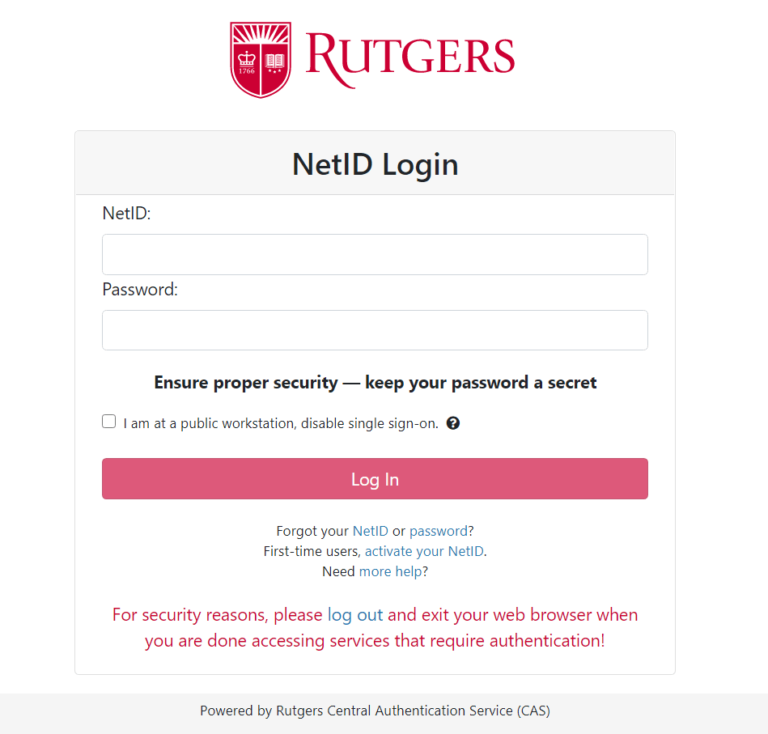 Rutgers Login: Accessing Your Rutgers University Account