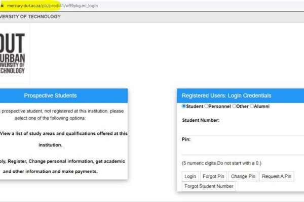 DUT Mercury Login: Your Guide to Accessing the Durban University of Technology Student Portal