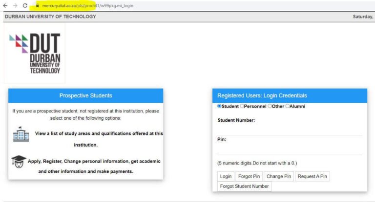 DUT Mercury Login: Your Guide to Accessing the Durban University of Technology Student Portal