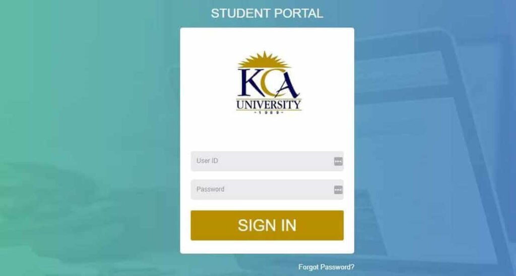 KCA University Student Portal: A Complete Guide for Students