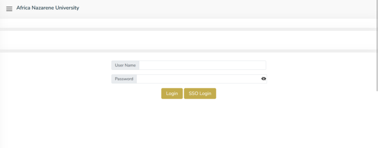 Africa Nazarene Student Portal Login: A Complete Guide